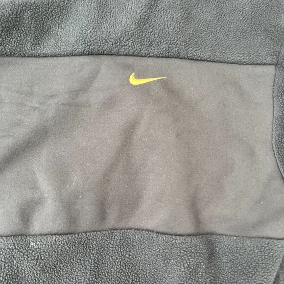 Nike black fleece gold trim pullover sweatshirt Large - Picture 5 of 11